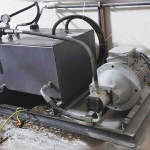 Induction furnace hydraulic system